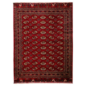 10' 0" x 13' 9" (10x14) Afghan Turkmen Wool Rug #015255