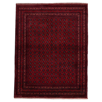 5' 0" x 6' 4" (05x06) Afghan Wool Rug #015394