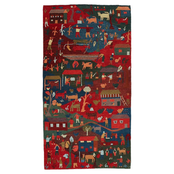 2' 9" x 5' 1" (03x05) Nepalese Tibetan Wool Rug #015702