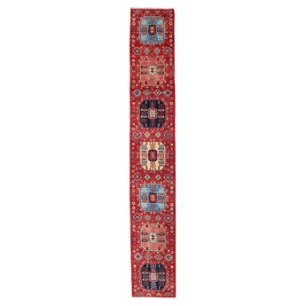 2' 5" x 15' 9" (02x16) Afghan Mamluk Wool Rug #015745