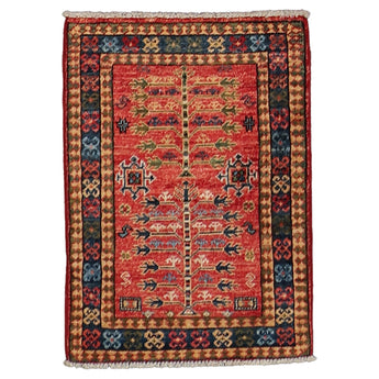 1' 11" x 2' 10" (02x03) Afghan Wool Rug #015749