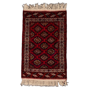 2' 8" x 4' 1" (03x04) Turkmen Turkmen Wool Rug #015865