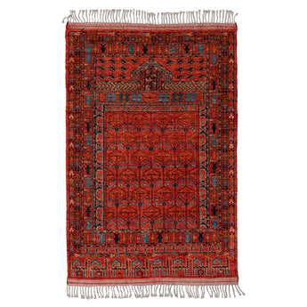 4' 0" x 5' 9" (04x06) Afghan Turkmen Wool Rug #015949