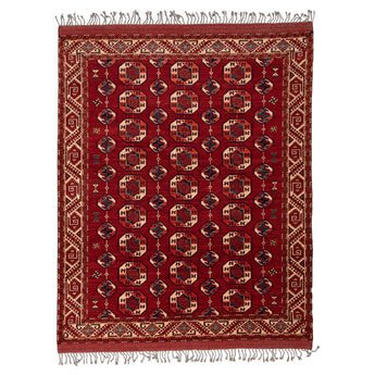 8' 1" x 9' 10" (08x10) Afghan Turkmen Wool Rug #015966