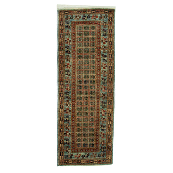 2' 9" x 7' 7" (03x08) Afghan Faryab Wool Rug #016529