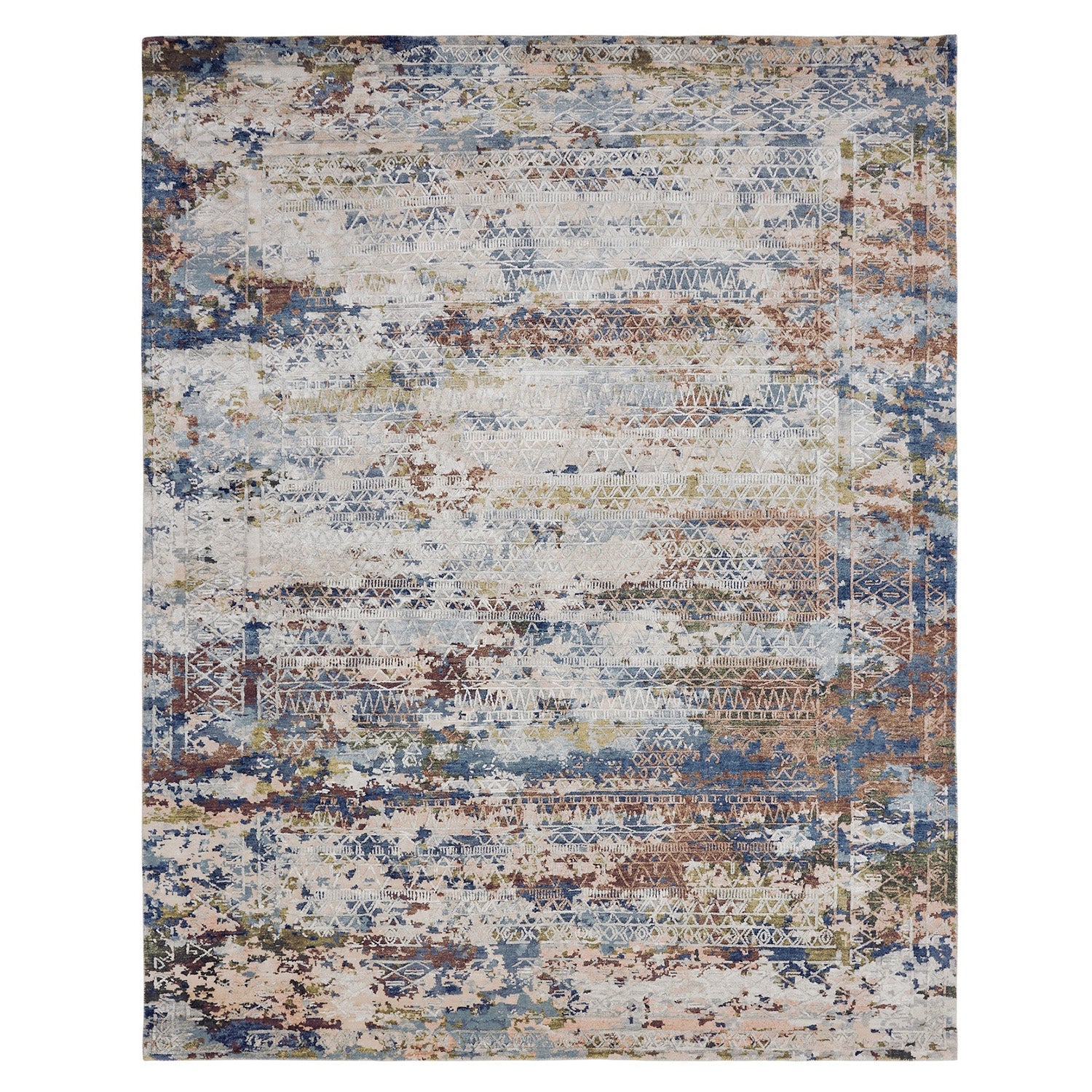 Milan Collection Handknotted Area Rug ML175KA Oriental Rug Mart