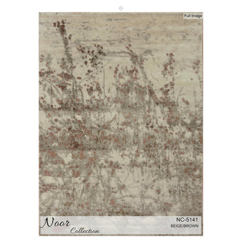 Noor Collection Hand-knotted Area Rug #NC5141BBMM