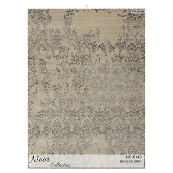 Noor Collection Hand-knotted Area Rug #NC5149BDMM