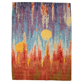 7' 11" x 10' 4" (08x10) Brian Orner Collection AURORACONFLAGRATIS (1 of 19) Wool Rug #016695