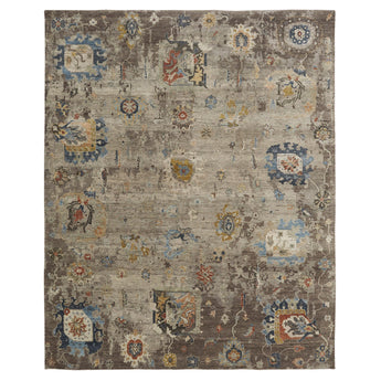 Trident Collection Hand-knotted Area Rug #OB090KA