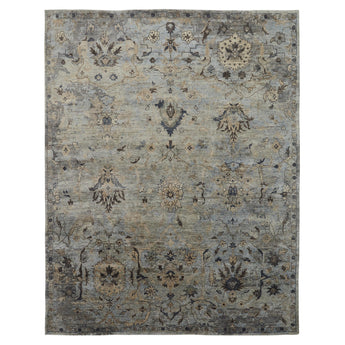 Trident Collection Hand-knotted Area Rug #OB091KA
