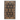 4' 8" x 7' 8" Afghan 5X8 Blue Ivory Wool Area Rug #002464