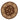 4' 1" x 4' 3" 4' Round Chobi Design Brown Beige Wool Area Rug #009509
