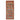 2' 7" x 6' 1" Runner Beige Red Wool Area Rug #012445