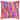 1' 3" x 1' 3" Handmade Wool & Silk Felt Multi/Red #016017