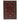 4' 1" x 5' 9" (04x06) Faryab Red/Navy Wool Rug #018556