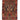 3' 1" x 4' 11" 3X5 Blue Red Wool Area Rug #003989
