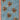 3' 1" x 2' 2" India Agra Angelfish 2x3 Blue Wool Area Rug #014829