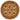 4' 0" x 4' 0" India Traditional 4' Round Beige Wool Area Rug #007519