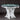 4' 2" x 2' 6" Albert Paley Breakfast Table White Steel/Glass #015071