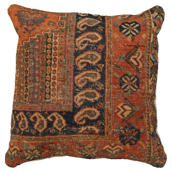Antique Pillow Collection Afshar 01x01 Wool Pillow #015619