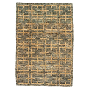 1' 8" x 2' 4" (02x02) Nepalese Contemporary Wool Rug #010468