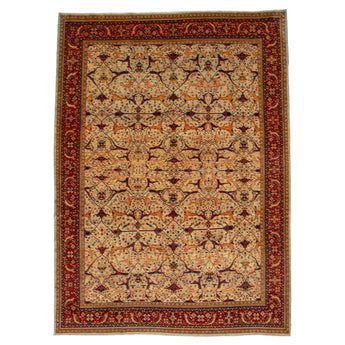 10' 1" x 13' 10" (10x14) Afghan Nooristan Wool Rug #010640