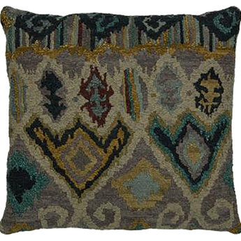 Pillow Eclectic Collection Hand-knotted Pillow #PL480KA
