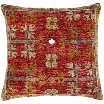 Pillow Eclectic Collection Hand-knotted Pillow #PL792KA