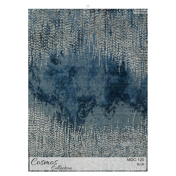 Cosmos Collection Hand-knotted Area Rug #MDC120BLMM