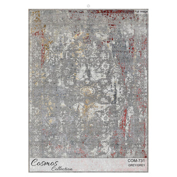 Cosmos Collection Hand-knotted Area Rug #COM731GYMM