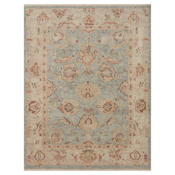 Elaina Collection Hand-knotted Area Rug #HEL01LBBELL