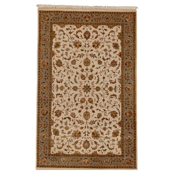 3' 9" x 5' 11" (04x06) Indo Kashan Wool Rug #003618