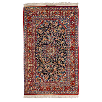 5' 1" x 8' 6" (05x09) Collectable Collection Isfahan Wool Rug #007059