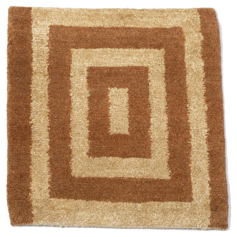1' 0" x 1' 0" (01x01) Nepalese Contemporary Wool Rug #007107