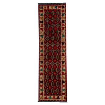 2' 10" x 9' 11" (03x10) Soumak Collection Tribal Wool Rug #008531
