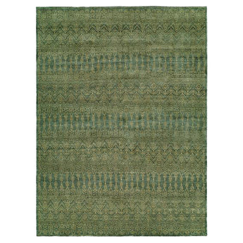 4' 2" x 5' 11" (04x06) Indo Transitional Wool Rug #012293