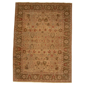 10' 0" x 13' 8" (10x14) Indo Transitional Wool Rug #012438