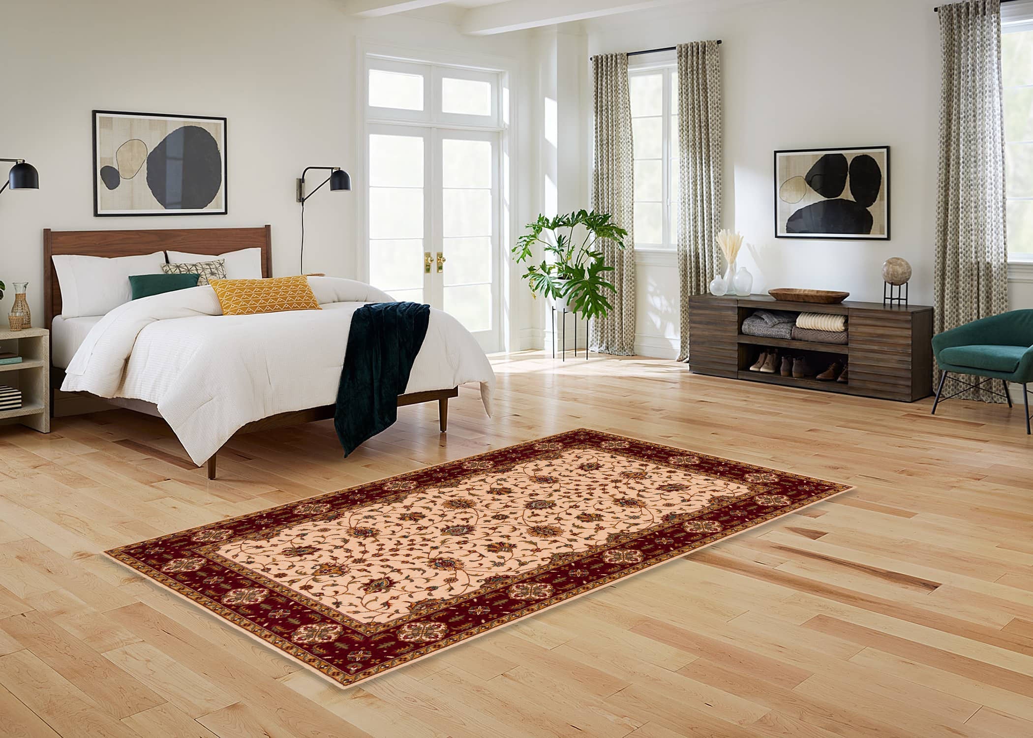 5' 0" x 8' 0" (05x08) Sino Wool Rug 012903 Oriental Rug Mart