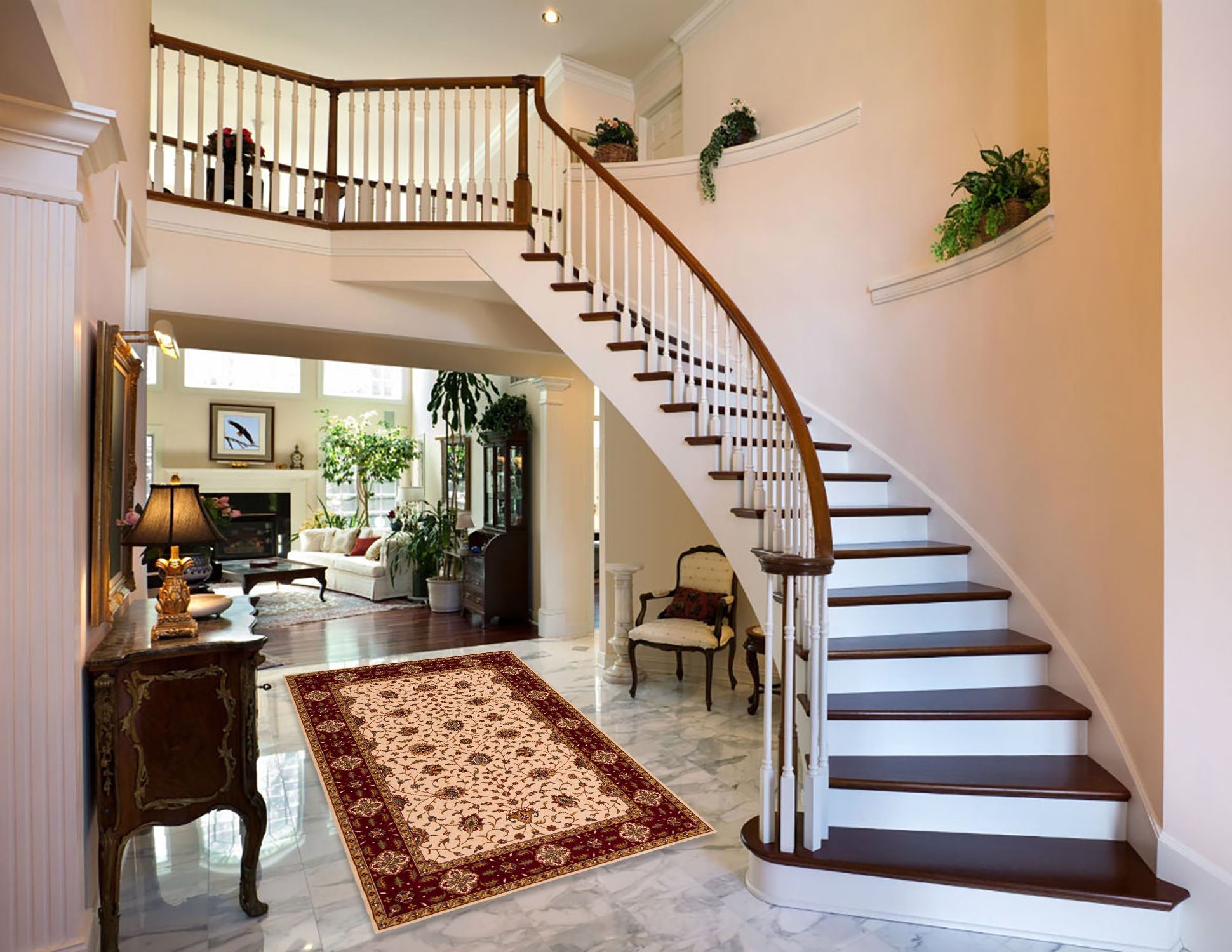 5' 0" x 8' 0" (05x08) Sino Wool Rug 012903 Oriental Rug Mart