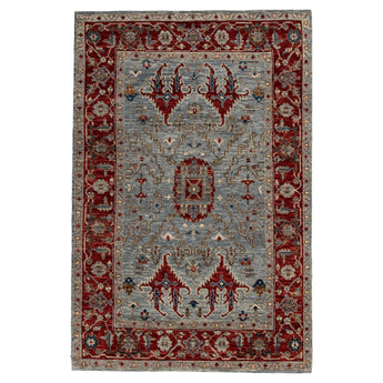 6' 0" x 9' 1" (06x09) Indo Anatolian Wool Rug #012990