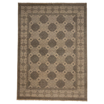 8' 8" x 12' 0" (09x12) Indo Transitional Wool Rug #013044