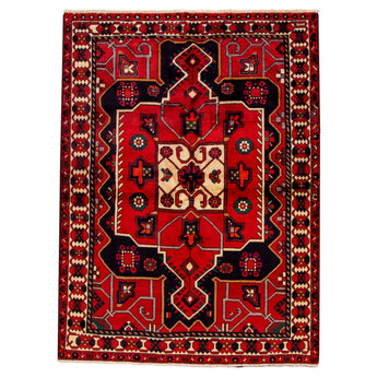 5' 2" x 7' 1" (05x07) Iranian Hamadan Wool Rug #013249