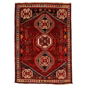 5' 5" x 7' 10" (05x08) Iranian Shiraz Wool Rug #013260