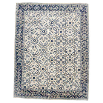 7' 11" x 10' 3" (08x10) Indo Transitional Wool Rug #014161