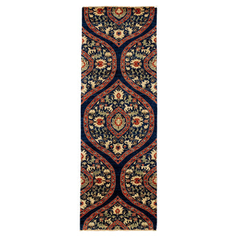 2' 9" x 8' 2" (03x08) Afghan Kerman Wool Rug #014493
