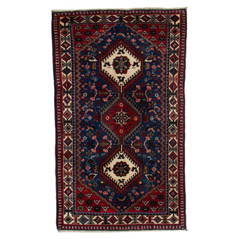 2' 9" x 4' 8" (03x05) Iranian Yalameh Wool Rug #015406