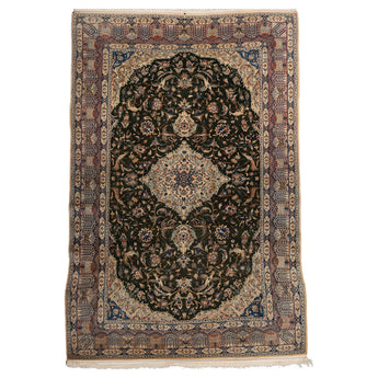 6' 6" x 9' 9" (07x10) Iranian Nain Wool Rug #015589
