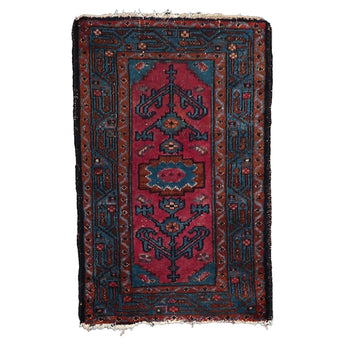 2' 1" x 3' 4" (02x03) Antique Collection Hamadan Wool Rug #015722