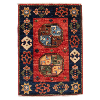 2' 0" x 2' 11" (02x03) Turkmen Wool Rug #015747